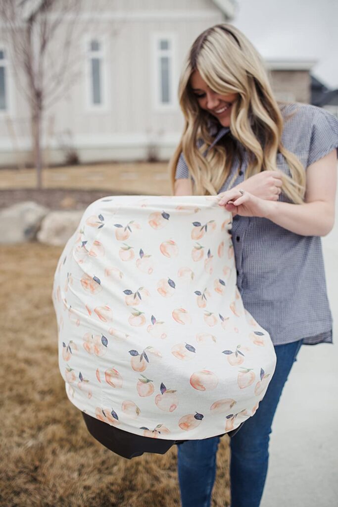 Copper Pearl Canopy and Nursing Cover 2