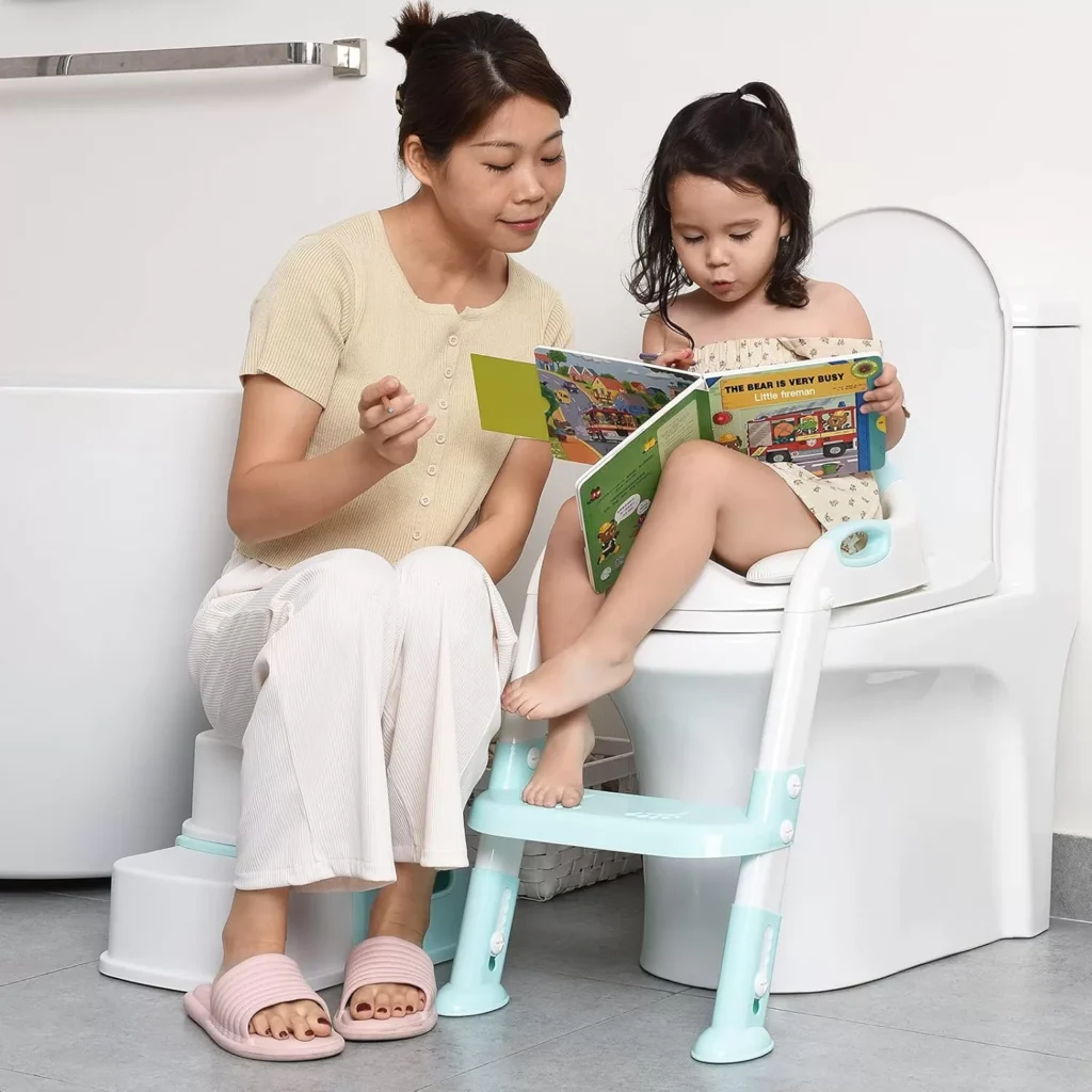 SKYROKU Potty Training Seat with Step Stool Ladder 2 jpg